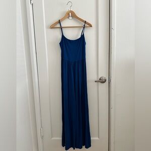 Wilfred Deep Blue Market Jumpsuit